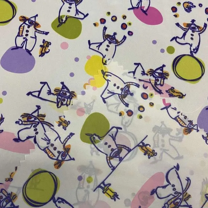 Klaun Print Nylon Taffeta