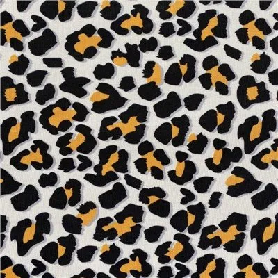 Leopard Print Polyester Mesh