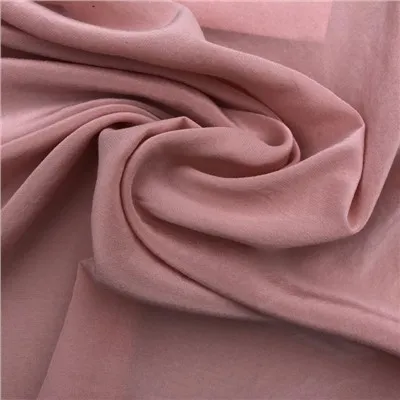 Rose Pink Silk Cotton Crepe De Chine Fabrics